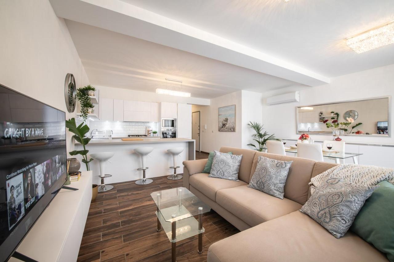 Electra Residence - Luxury Central Beachview Apartment Marsalforn Ngoại thất bức ảnh