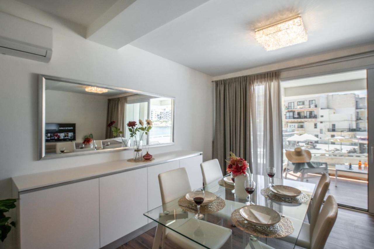 Electra Residence - Luxury Central Beachview Apartment Marsalforn Ngoại thất bức ảnh